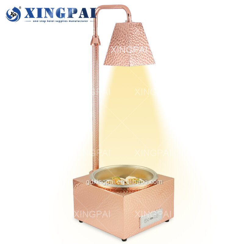 150W Heat Lamp Manufacturer - OEM Golden Luxury Stainless Steel Warmer