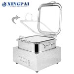 Electric Chafing Dish Manufacturer - OEM Arabic Stainless Steel with Glass Lid
