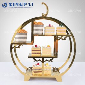 Black Dessert Rack Factory - OEM Custom Stainless Steel Decoration Rack