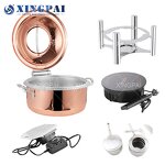 Electric Chafing Dish Supplier - OEM 4L/5L Stainless Steel Food Warmer Set