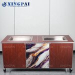 Luxury Buffet Table Supplier - OEM High Quality Sapele Wood Table