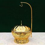 Pumpkin Lid Chafing Dish Manufacturer - OEM 8L Detachable Gold Buffet Set