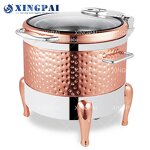 Electric Soup Kettle Supplier - OEM Gold 11L Stainless Steel Warmer