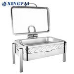 Oblong Chafing Dish Factory - OEM Glass Lid Chefing Dish for Wedding