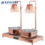 Gold Heat Lamp Supplier - OEM Arabic Luxury Electric Food Warmer
