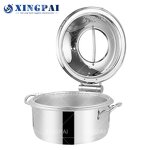 Electric Chafing Dish Manufacturer - OEM Elegant Silver Stainless Steel Buffet