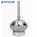 Hanging Chafing Dish Supplier - OEM 8L Gold Buffet Equipment with Lid