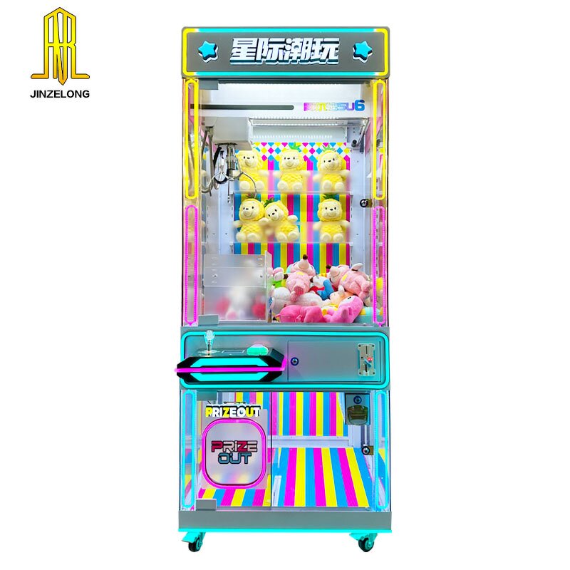 Claw Machine Factory - Interactive LED Light Effects Coin Bill Operation