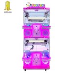 Doll Claw Machine Factory - 4-Player Transparent Glass Color-Changing