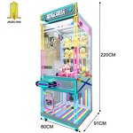 Claw Machine Factory - Interactive LED Light Effects Coin Bill Operation