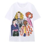 Cardigan T-shirt Supplier - OEM Print Mesh Lace Casual T-shirt