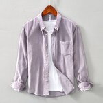 Men Shirt Supplier - OEM Spring Stand Collar Button up Shirt