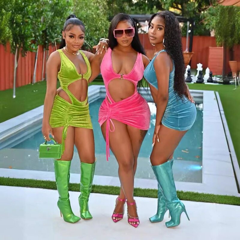 Bikini Set Supplier - OEM Custom Drawstring String Tanga Set