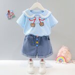 Kids Clothing Factory - OEM Wholesale Cotton T-Shirt Shorts Set