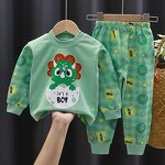 Pajamas Set Supplier - OEM 100% Cotton Cartoon Printed Sleepwear