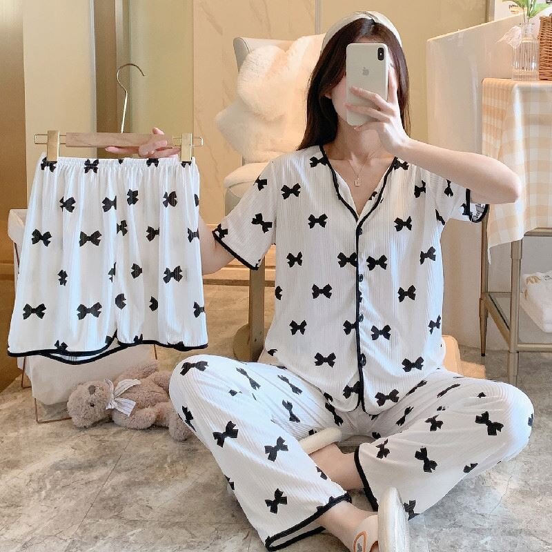 Pajamas Set Manufacturer - OEM Spring Autumn Loose Casual Home Wear
