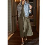 Denim Jacket Factory - OEM Casual Flower Print Loose Jacket