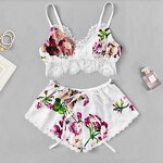 Women's Sleepwear Factory - OEM Two Pieces Silk Soft Pajamas Set