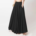 Pleated Skirt Supplier - OEM Spring Solid Color Half-length Skirt
