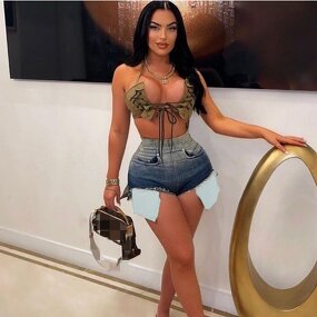 Women Denim Shorts Factory - OEM 2025 Summer New Loose Shorts