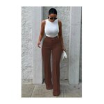 Leather Pants Supplier - OEM High-Waist Elastic Hip Leggings