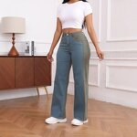 Wide Leg Pants Factory - OEM High Waist Slim Straight Comfortable Pants