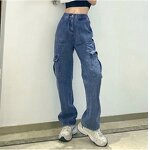 Women's Jeans Supplier - OEM Casual Distressed Denim Trousers