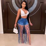 Denim Shorts Factory - OEM 2025 Women's Knotted Casual Shorts