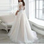Bridal Wedding Dress Supplier - OEM Brand New Beaded Long Sleeve Dress