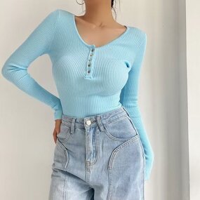 Denim Top Factory - OEM Autumn Casual Loose Double Pocket Shirt