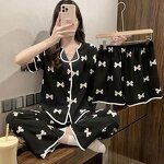 Pajamas Set Manufacturer - OEM Spring Autumn Loose Casual Home Wear