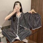 Pajamas Set Manufacturer - OEM Spring Autumn Loose Casual Home Wear