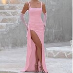 Pajamas Set Supplier - OEM Retro Elegant V-Neck Night Dresses