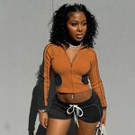 Jogging Wear Supplier - OEM Casual Stretchy Two Piece Shorts Set