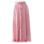 Casual Skirt Factory - OEM Spring Autumn Denim Loose Long Skirt