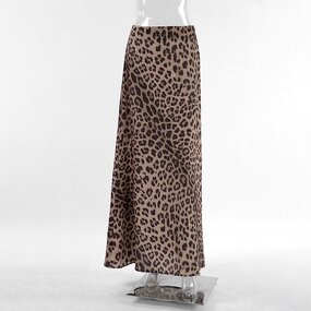 Leopard Skirt Manufacturer - OEM Print Sexy Fishtail Hip Skirt