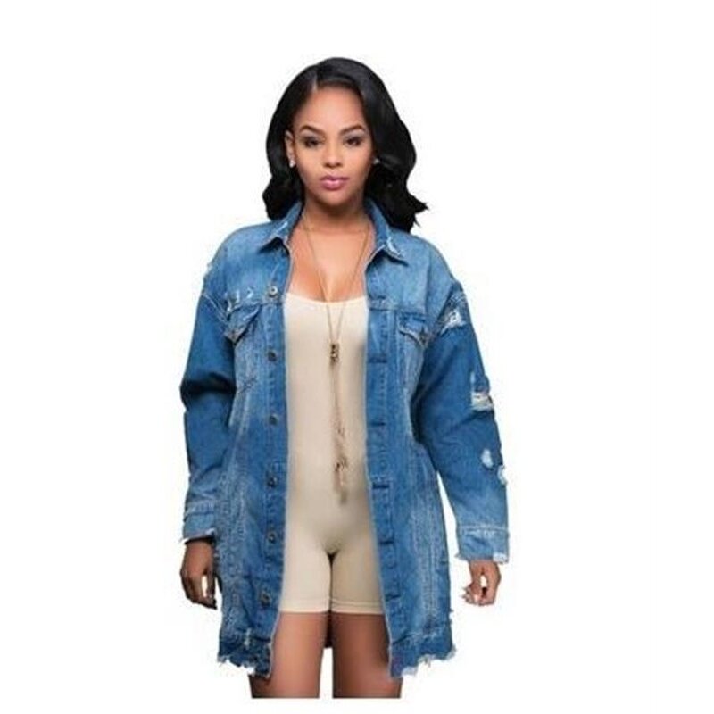 Denim Top Supplier - OEM Elegant Slim Fit Solid Color Jacket