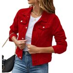 Denim Coat Factory - OEM Casual Hooded Collar Short Jacket