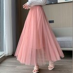 Tutu Skirt Factory - OEM Sweet Tulle High-waisted Mesh Skirt