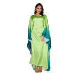 Party Dress Supplier - OEM Dubai Gradient Bat Sleeve Robe Dress