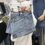 Denim Skirts Factory - OEM Street Trendy Wide Feet Pants Skirt