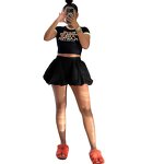 Bubble Shorts Manufacturer - OEM Double-Layer Fluffy Strap Shorts