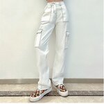 Women's Jeans Supplier - OEM Casual Distressed Denim Trousers