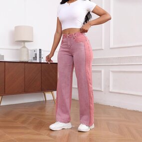 Wide Leg Pants Factory - OEM High Waist Slim Straight Comfortable Pants