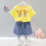 Kids Clothing Factory - OEM Wholesale Cotton T-Shirt Shorts Set