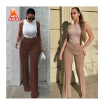 Leather Pants Supplier - OEM High-Waist Elastic Hip Leggings