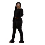 Sportswear Set Factory - OEM Long Sleeve High Waist 2025 Fall Set