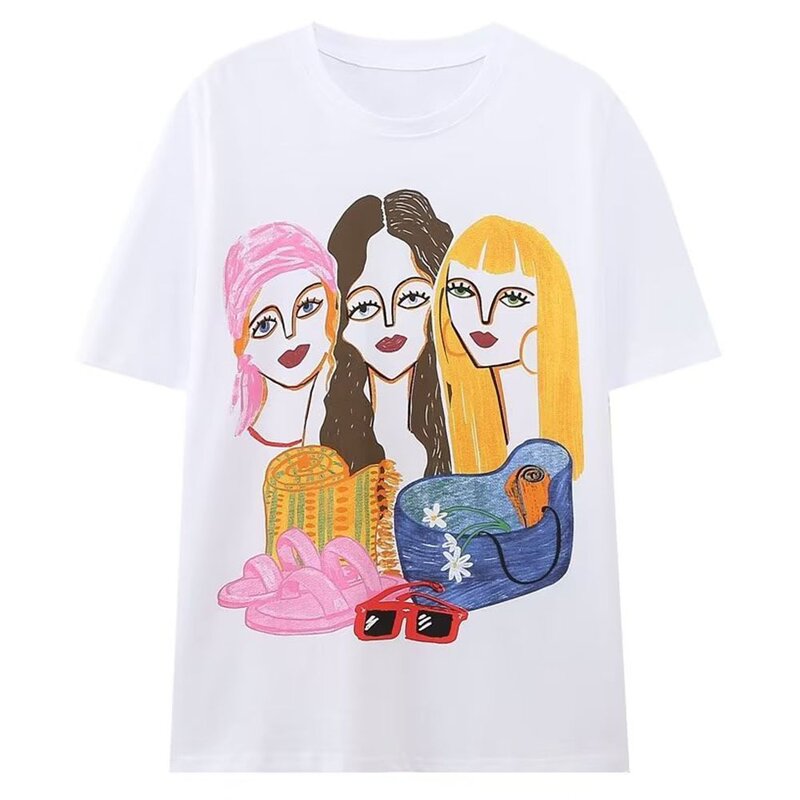 Cardigan T-shirt Supplier - OEM Print Mesh Lace Casual T-shirt