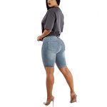 High-waisted Shorts Supplier - OEM Elastic Slim Hip-lifting Jeans