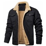 Men's Coat Manufacturer - OEM Casual Hooded Fleece Lined Washed Coat